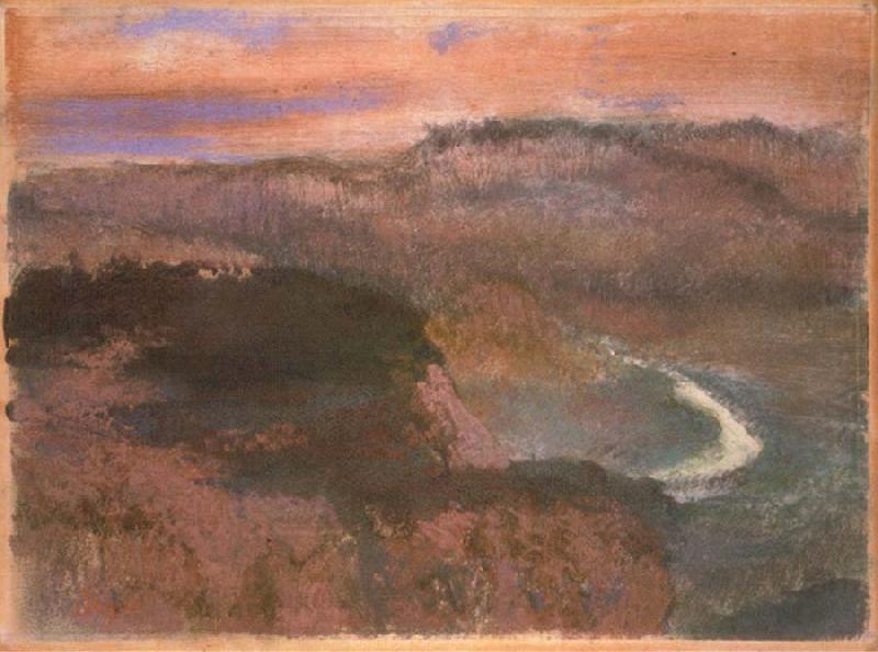 Landscape, Edgar Degas